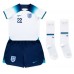 Baby Fußballbekleidung England Jude Bellingham #22 Heimtrikot WM 2022 Kurzarm (+ kurze hosen)